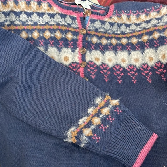 Innis Fair Isle cotton blend sweater. New with tags from Sundance. - Picture 7 of 8